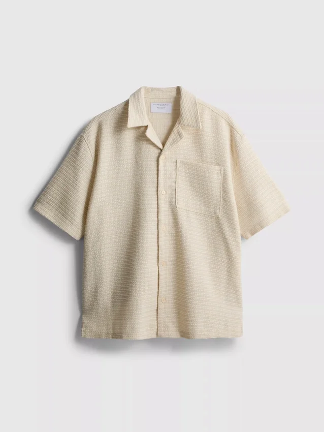 The edit textured short sleeve shirt