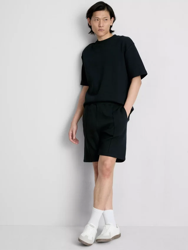 The edit textured shorts