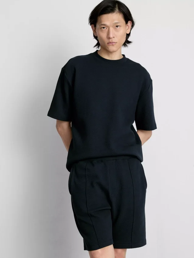 The edit textured shorts