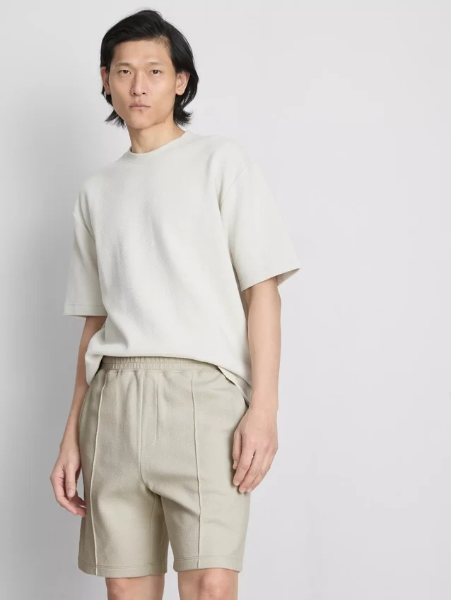 The edit textured shorts