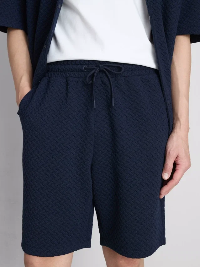 The edit textured shorts