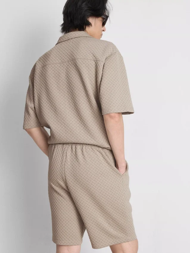 The edit textured shorts