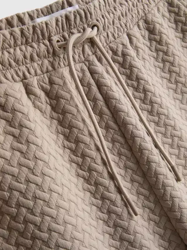 The edit textured shorts