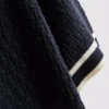 The edit textured zip polo shirt