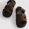 The edit touch fastening sandals