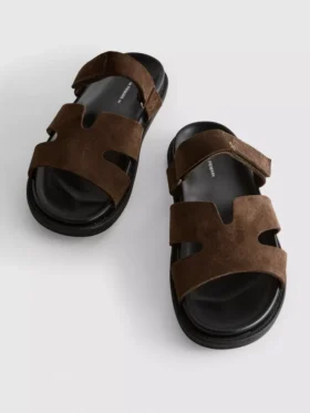 The edit touch fastening sandals