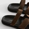 The edit touch fastening sandals