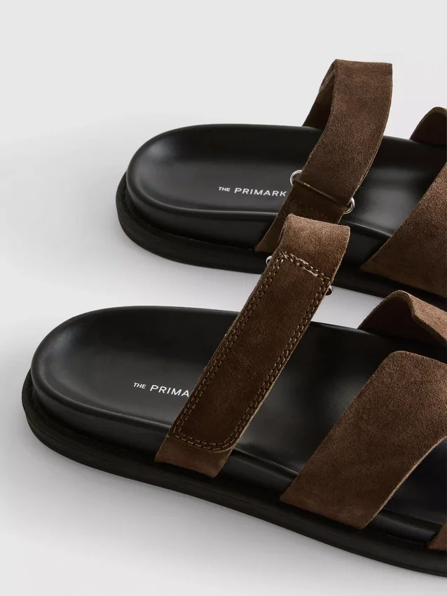 The edit touch fastening sandals