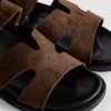 The edit touch fastening sandals