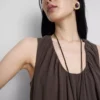 The edit trapeze maxi dress