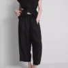 The edit wide-leg linen pants
