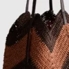 The edit woven shopper bag