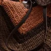 The edit woven shopper bag