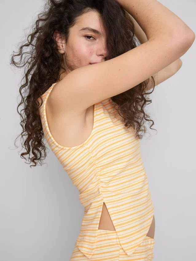 The primark scene | asymmetric stripe tank top