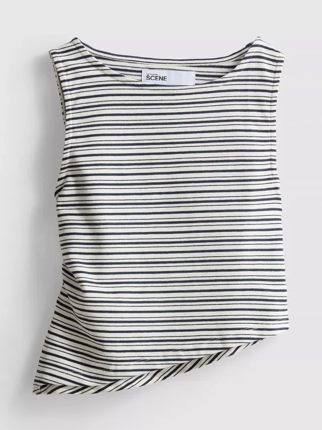The primark scene | asymmetric stripe tank top