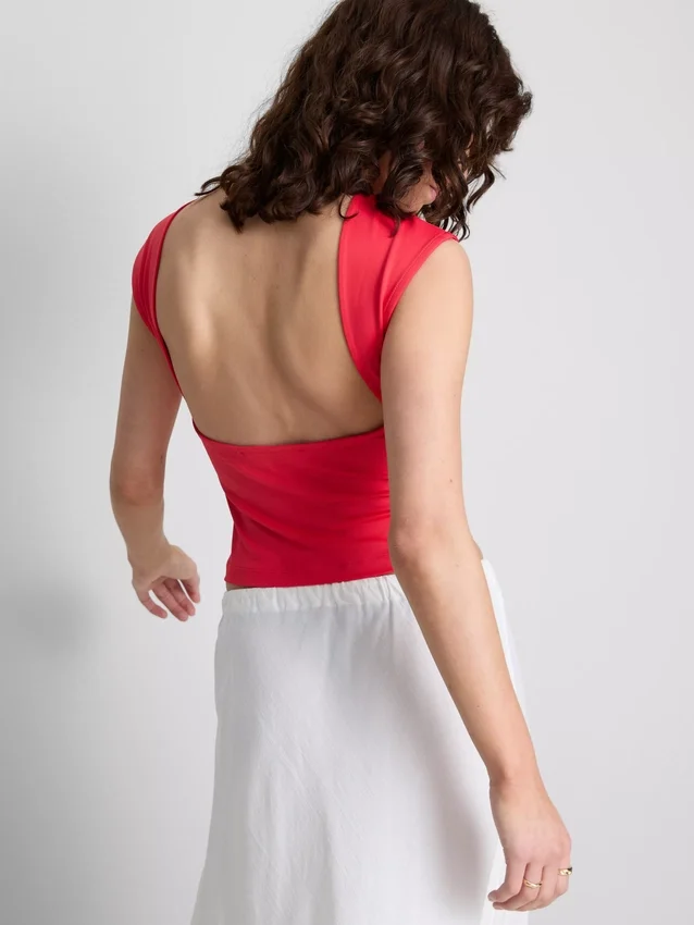 The primark scene | backless cap-sleeve top