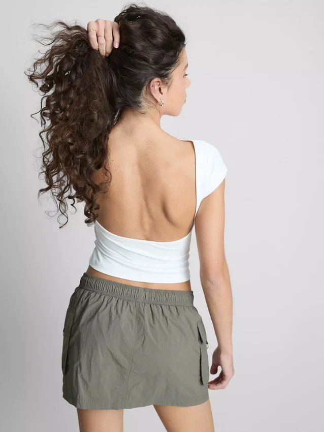 The primark scene | backless cap-sleeve top