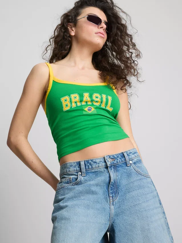 The primark scene | brazil cropped cami
