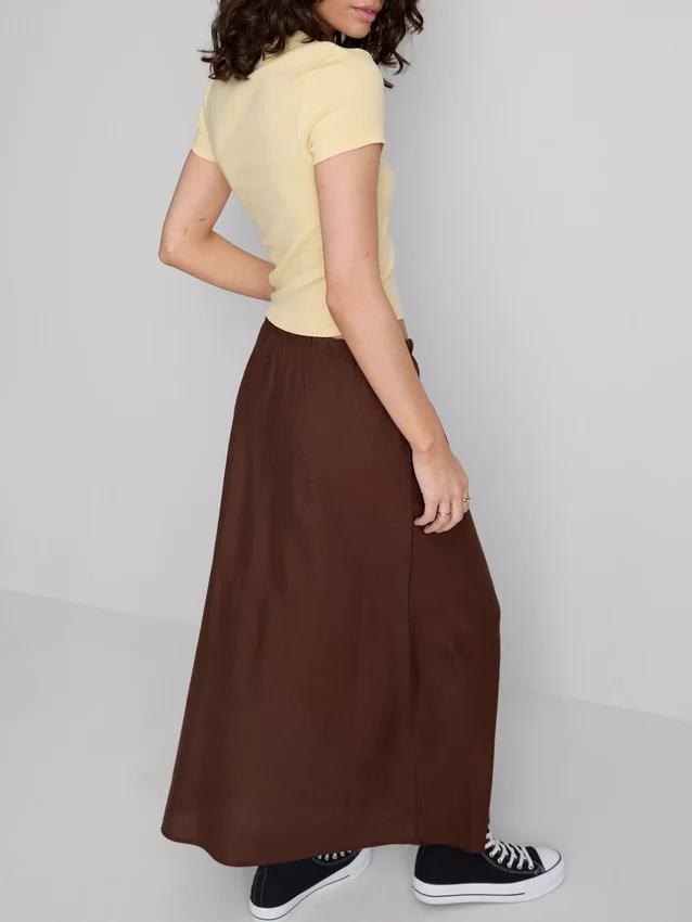 The primark scene | cotton-blend midi skirt