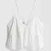 The primark scene | cotton broderie v-neck strappy top