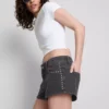 The primark scene | cotton denim studded micro shorts