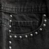 The primark scene | cotton denim studded micro shorts