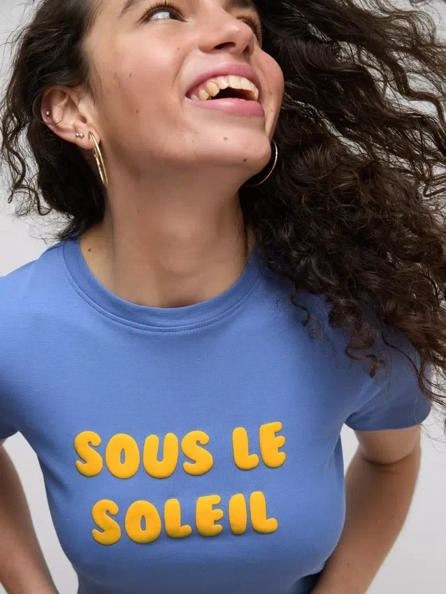 The primark scene | cotton embossed baby tee