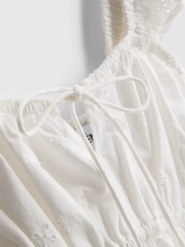 The primark scene | cotton eyelet ruffle crop top