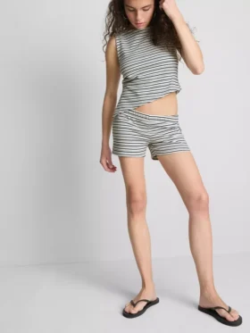 The primark scene | cotton rich fitted striped shorts