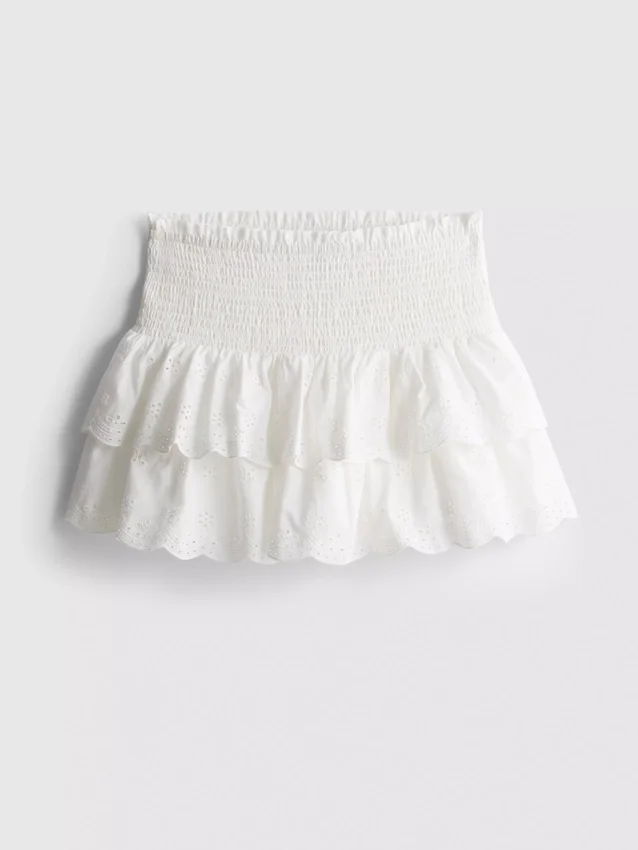 The primark scene | cotton ruffle mini skirt