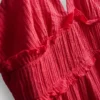 The primark scene | crinkle ruffle mini dress