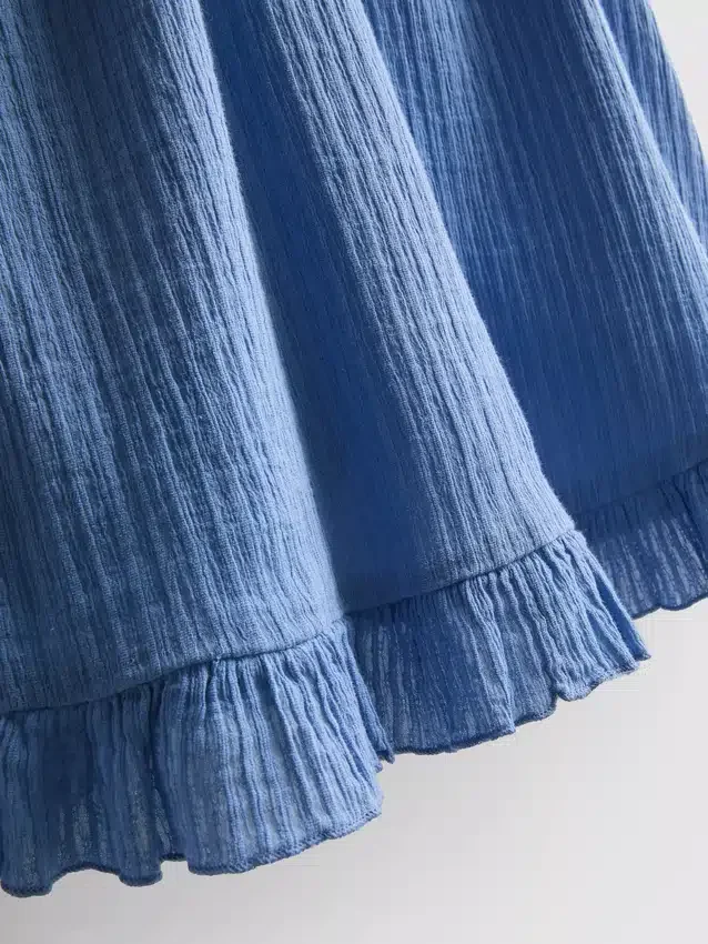 The primark scene | crinkle ruffle mini dress