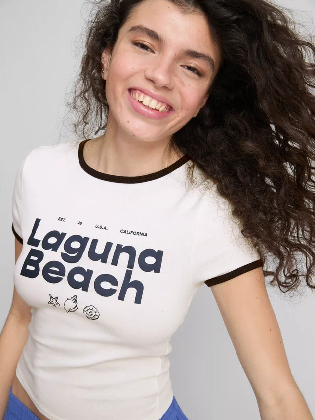 The primark scene | cropped laguna beach baby tee