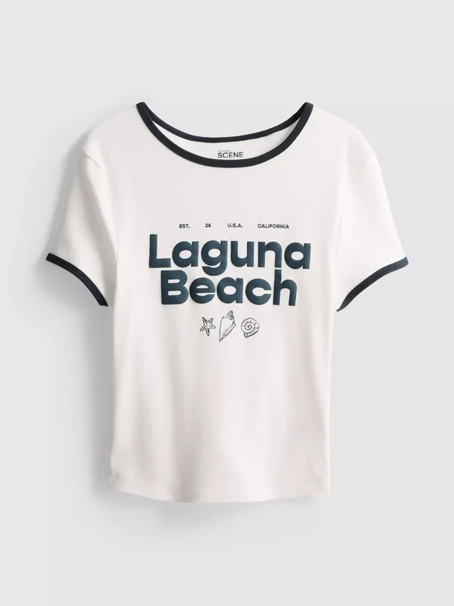 The primark scene | cropped laguna beach baby tee
