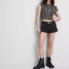 The primark scene | cropped off-shoulder sheer top