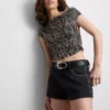 The primark scene | cropped off-shoulder sheer top