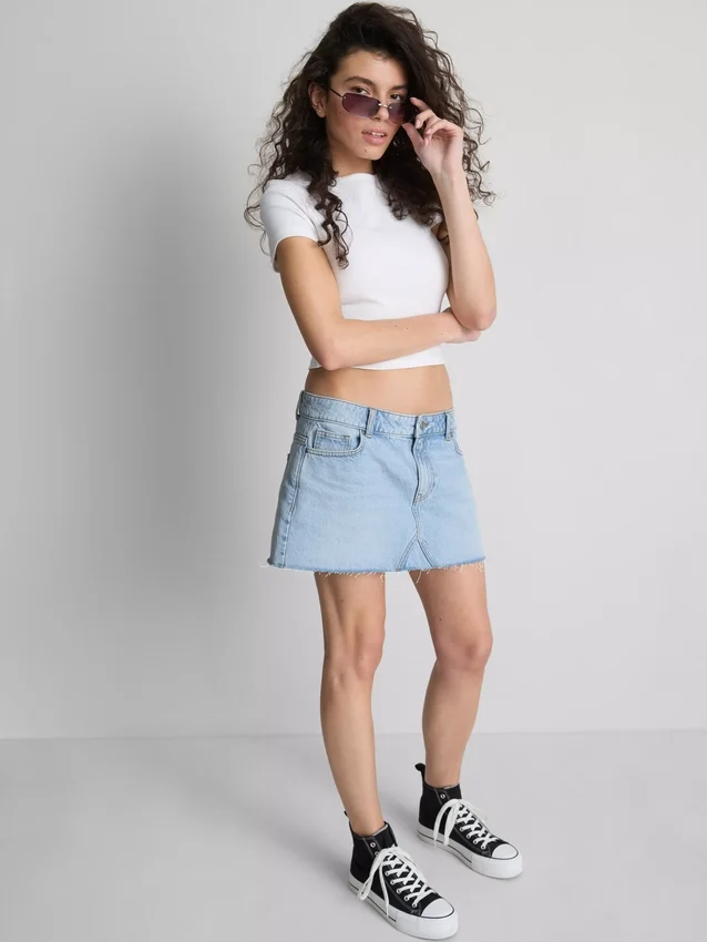The primark scene | denim mini skirt