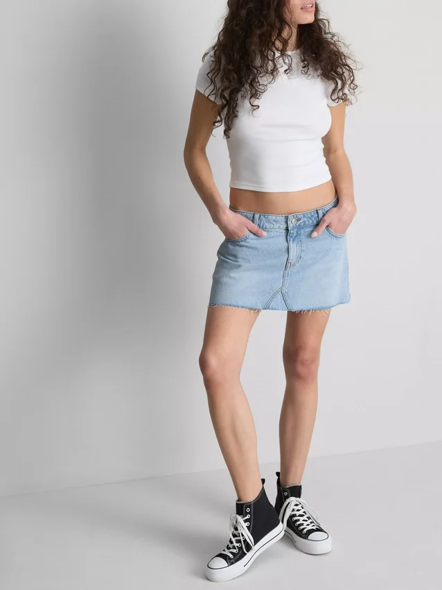 The primark scene | denim mini skirt