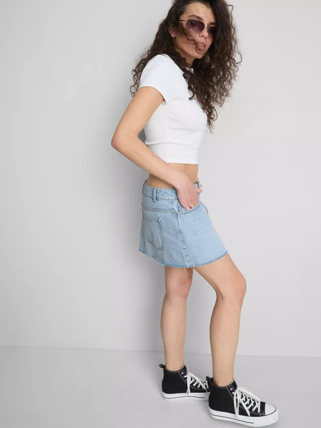 The primark scene | denim mini skirt