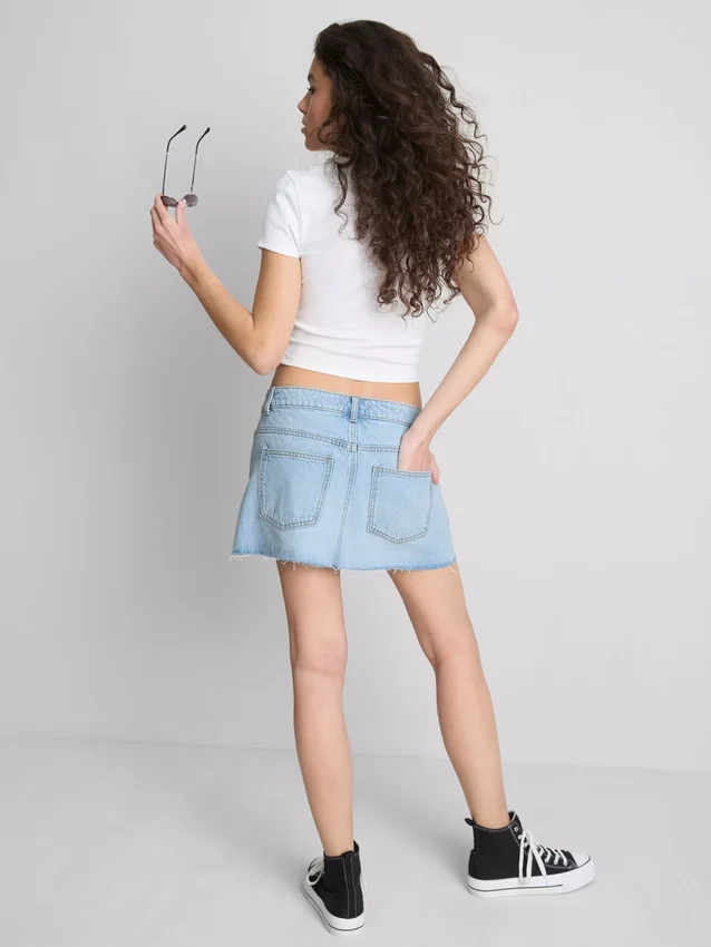 The primark scene | denim mini skirt