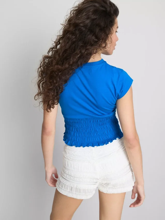 The primark scene | italy soccer shirred t-shirt