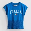 The primark scene | italy soccer shirred t-shirt