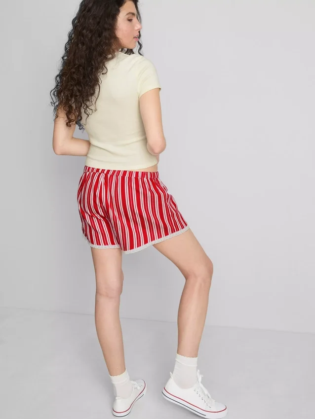 The primark scene | lace stripe boxer shorts