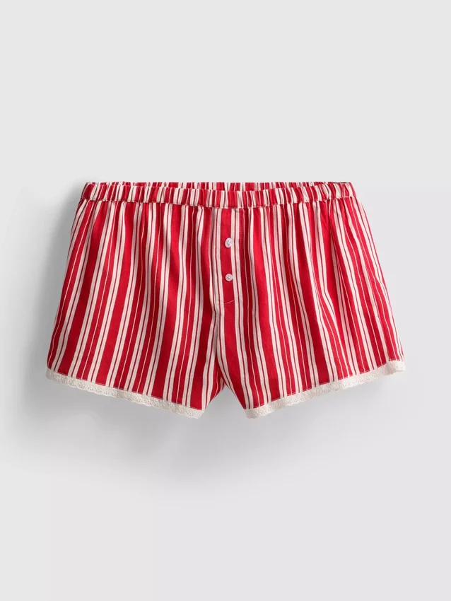 The primark scene | lace stripe boxer shorts