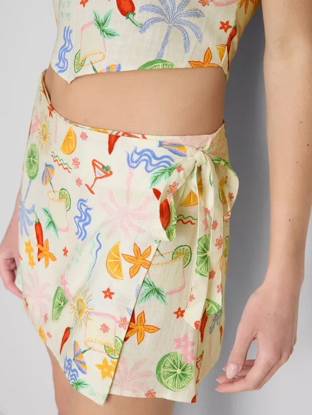 The primark scene | margarita wrap mini skirt