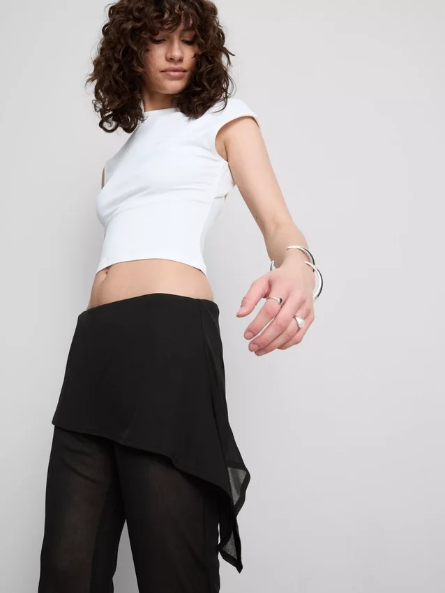 The primark scene | mesh skirt overlay pants