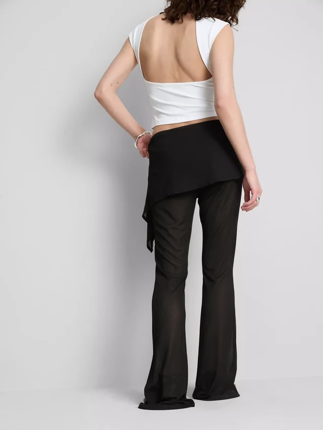 The primark scene | mesh skirt overlay pants