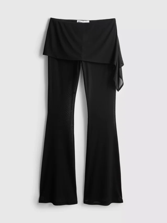 The primark scene | mesh skirt overlay pants