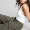 The primark scene | mid-rise drawstring cargo pants