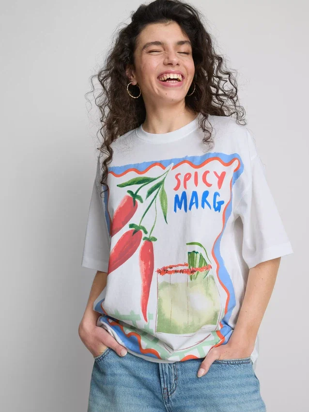 The primark scene | oversized cotton margarita tee